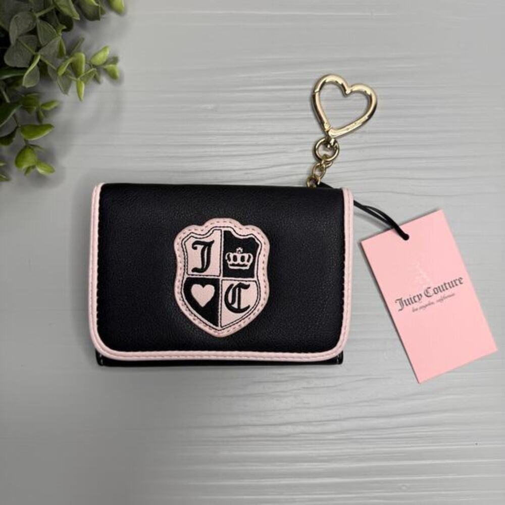 Juicy Couture wallet heart hardware color block